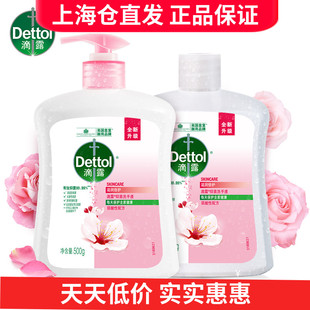 家庭裝 Dettol 滴露健康抑菌滋潤倍護(hù)500g 500g洗手液