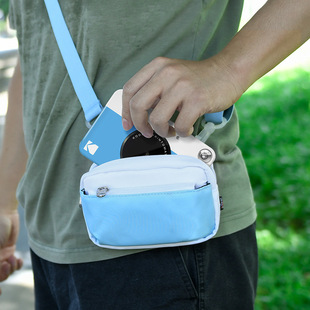 适用于Kodak柯达拍立得相机包 双口袋撞色数码相机带肩带配件包