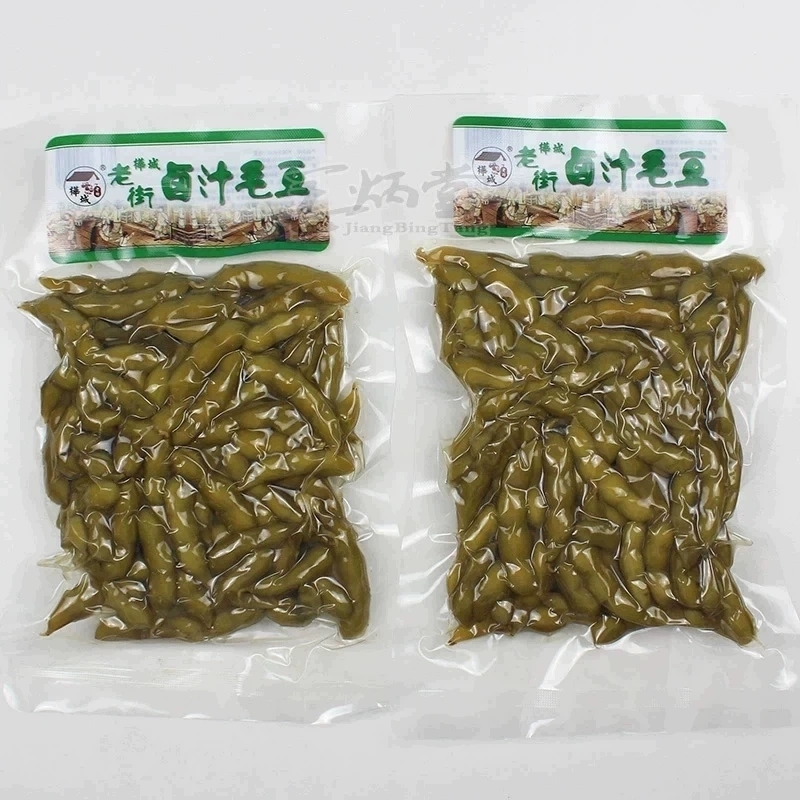 桦城老街卤汁盐水毛豆花生308g开袋即食水煮毛豆熟食夜宵量大优惠