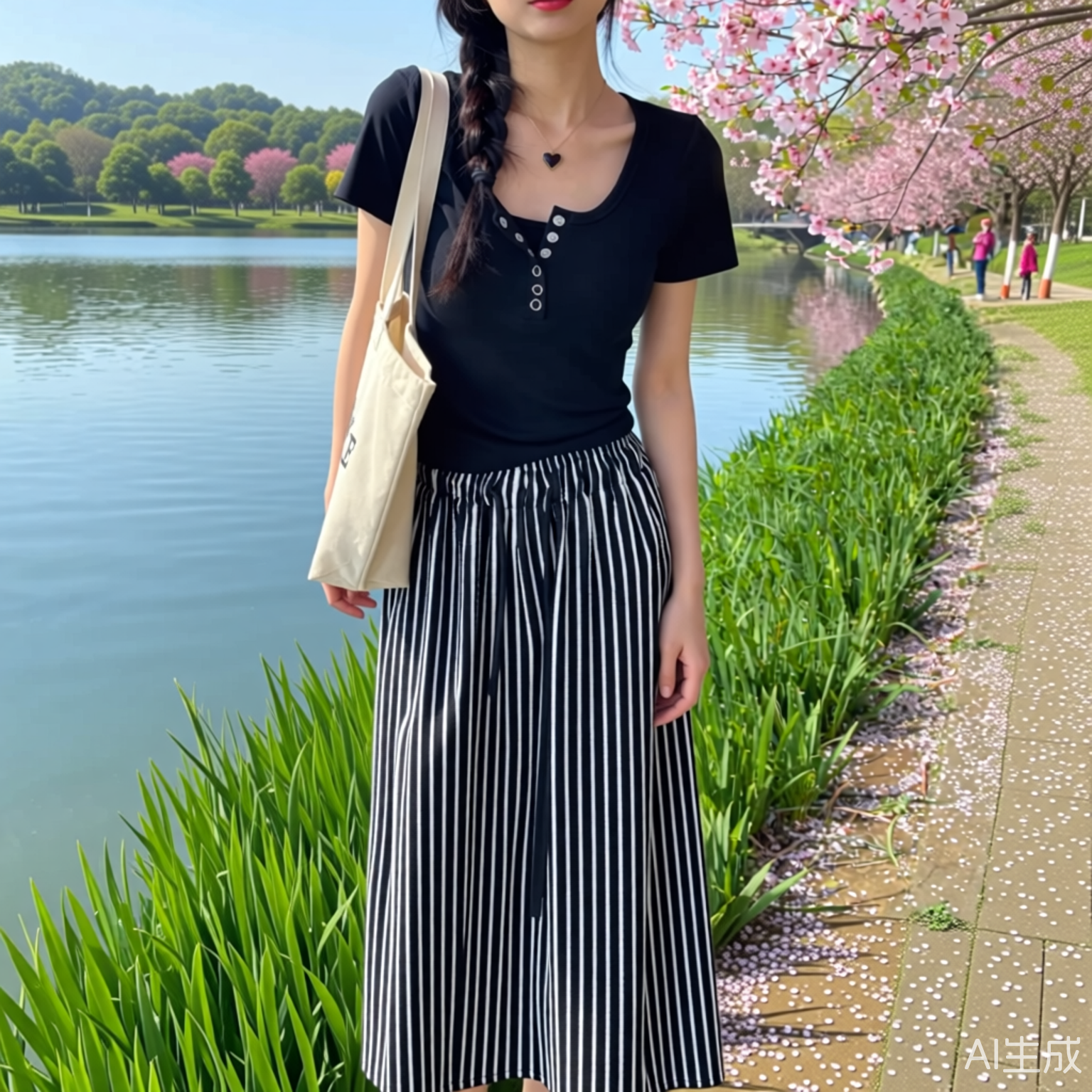 百搭t恤女短袖2026新款休闲感正肩纯棉白色美洋修身纽扣低领上衣