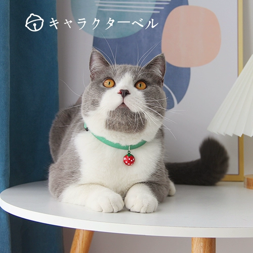 Милый чокер ручной работы, регулируемый колокольчик, ожерелье, кот, домашний питомец