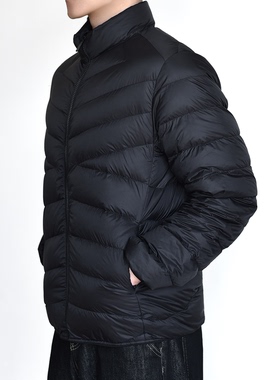 【超轻盈】立领排骨羽绒服内胆男秋冬90白鸭绒保暖上衣夹克外套