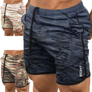 running jogger pants shorts for men迷彩运动短裤跑步速干男士