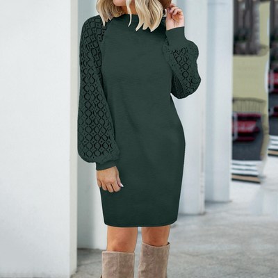 2022 new Loose Dresses Autumn Winter Basic Pullovers Dress