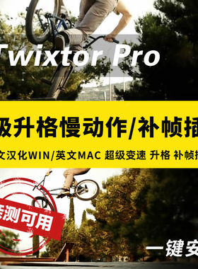 AE/PR/FCPX变速插件Twixtor Pro高速加速慢动作Win中文汉化Mac版