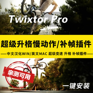 AE/PR/FCPX变速插件Twixtor Pro高速加速慢动作Win中文汉化Mac版