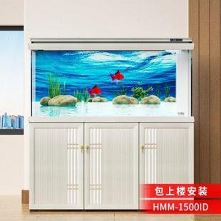 厂家2023HMM森森鱼缸水族箱生态玻璃鱼缸家用客厅大型底滤落地免