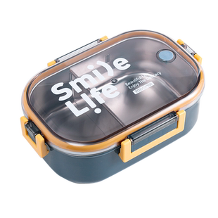 便当盒不锈钢饭盒上班族大容量日式便携餐盒饭菜收纳盒分格