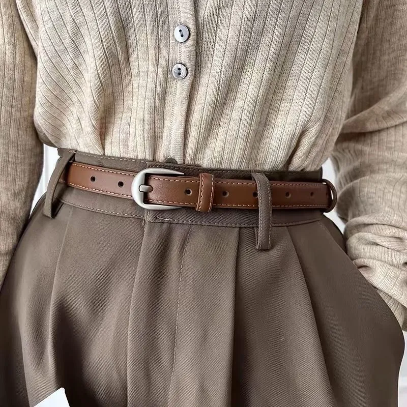 2025新款皮带女款配牛仔裤装饰高级感细腰带真皮女士百搭裤带配饰