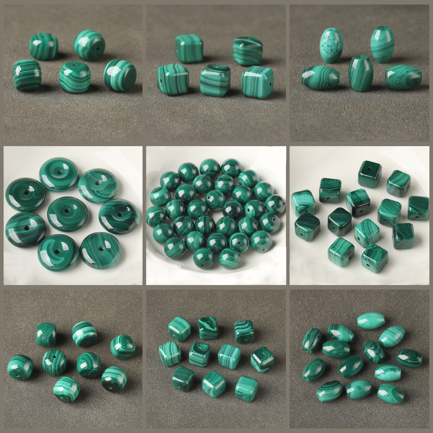 7A精品天然孔雀石方糖桶珠米珠散珠手串男女士diy手工手链平安扣,饰品/流行首饰/时尚饰品新,其他DIY饰品配件,淘宝优惠券,粉丝福利购,淘宝优惠卷