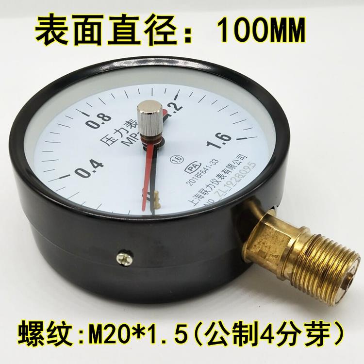 YJ-100记忆型双针压力表