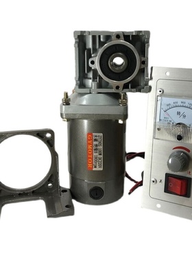 RV030涡轮蜗杆减速电机100W永磁直流马达DCMOTOR12V24V220V48V110