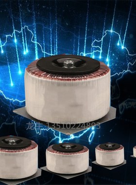 AC交流变压器24V2000W黑色环形变压器80a防雨多组多电压输出12V32