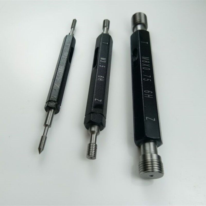细牙螺纹塞规M2*0.25M3X0.35M4M5M6M7M8M9M10-11M12牙规通止规6H