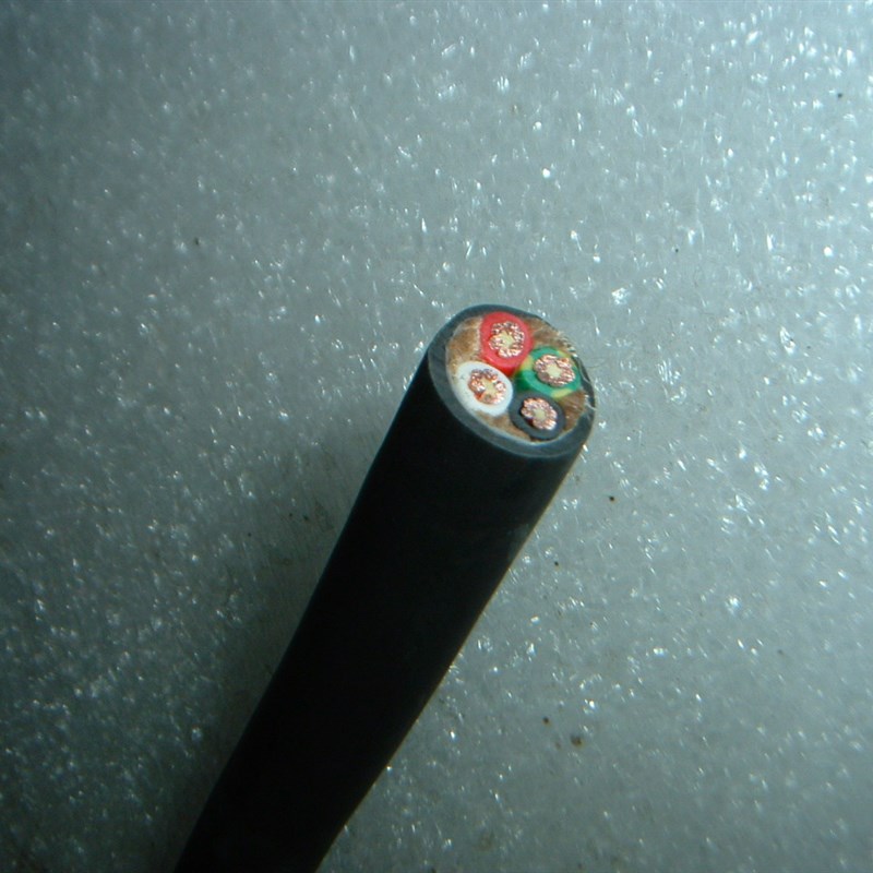 日本进口仓茂4芯2平方电缆线电机电源线 43Z PSPE JET耐油拖链耐