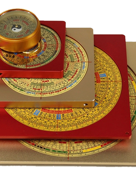 罗盘旗舰店八卦风水高精度纯铜