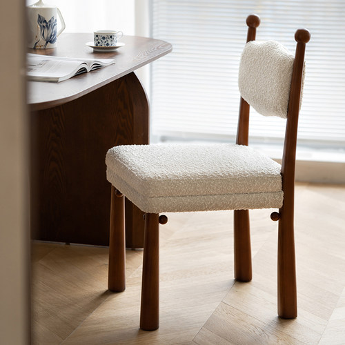 复古简约餐椅休闲椅子