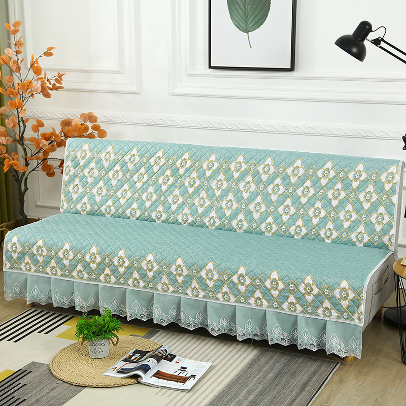 可折叠沙发套罩四季通用简易小型单人三人两用防滑全盖沙发床罩垫