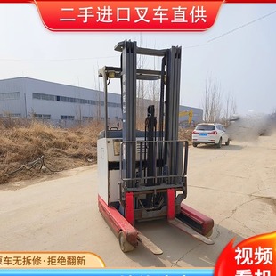 现货转让九成新进口二手电动叉车1吨1.5吨2吨前移式堆高车