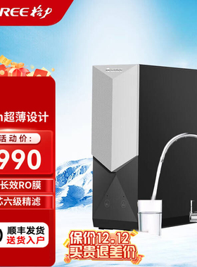 格力净水器家用厨下零陈水大通量双出水净水机WTE-PT75-2S617G