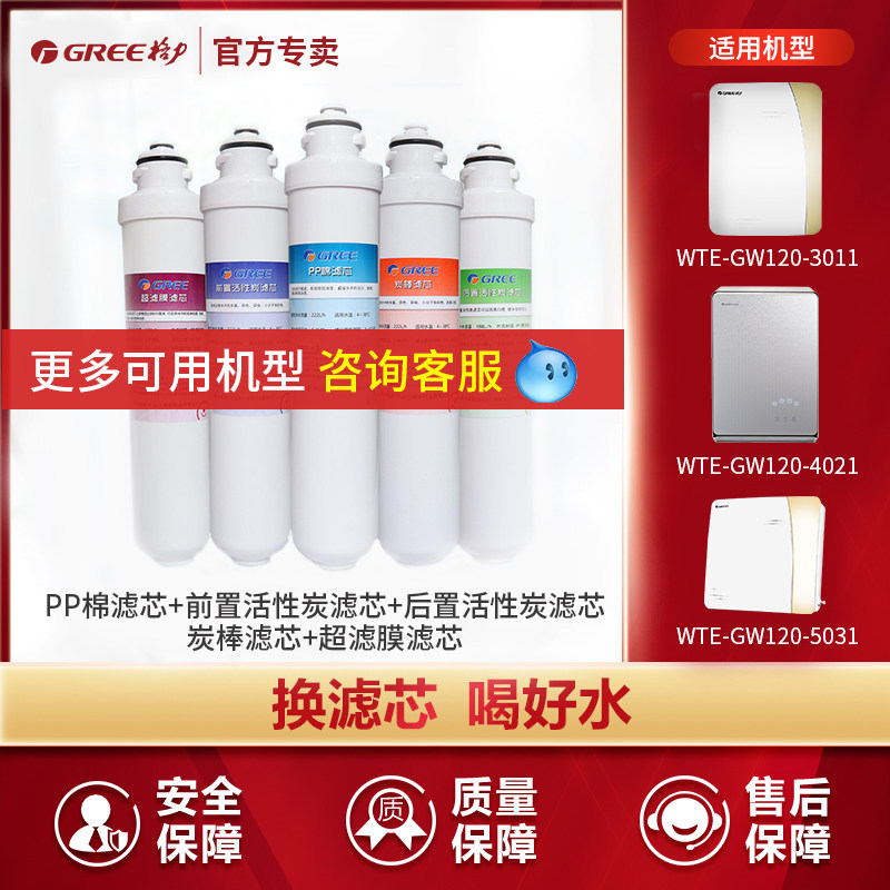 格力净水机滤芯3011/4021/5031PP净水器棉活性炭反渗透膜复合滤芯 - 实物图