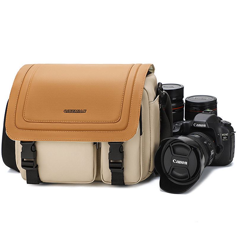 适用于佳能尼康相机包单反斜挎单肩数码相机收纳包微单镜头手提包