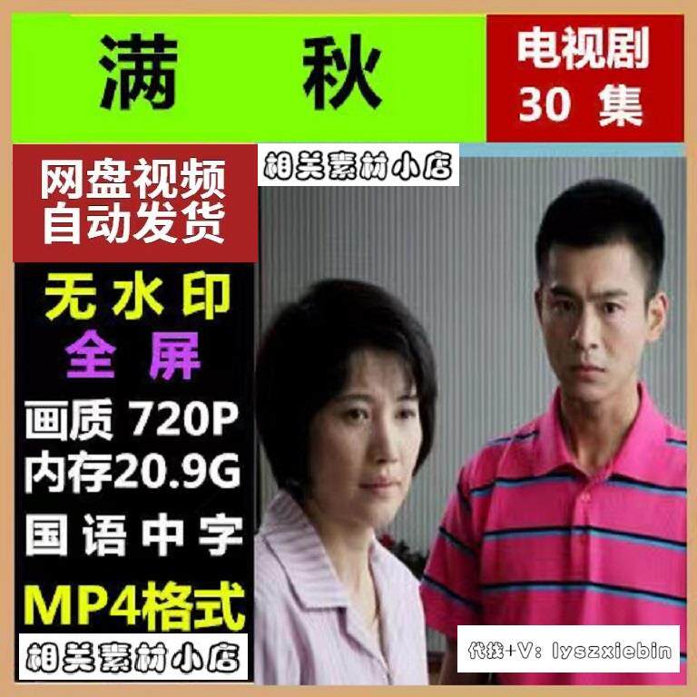 满秋电视剧 电视剧宣传画30全 超清飚宣传画 宣传画画质