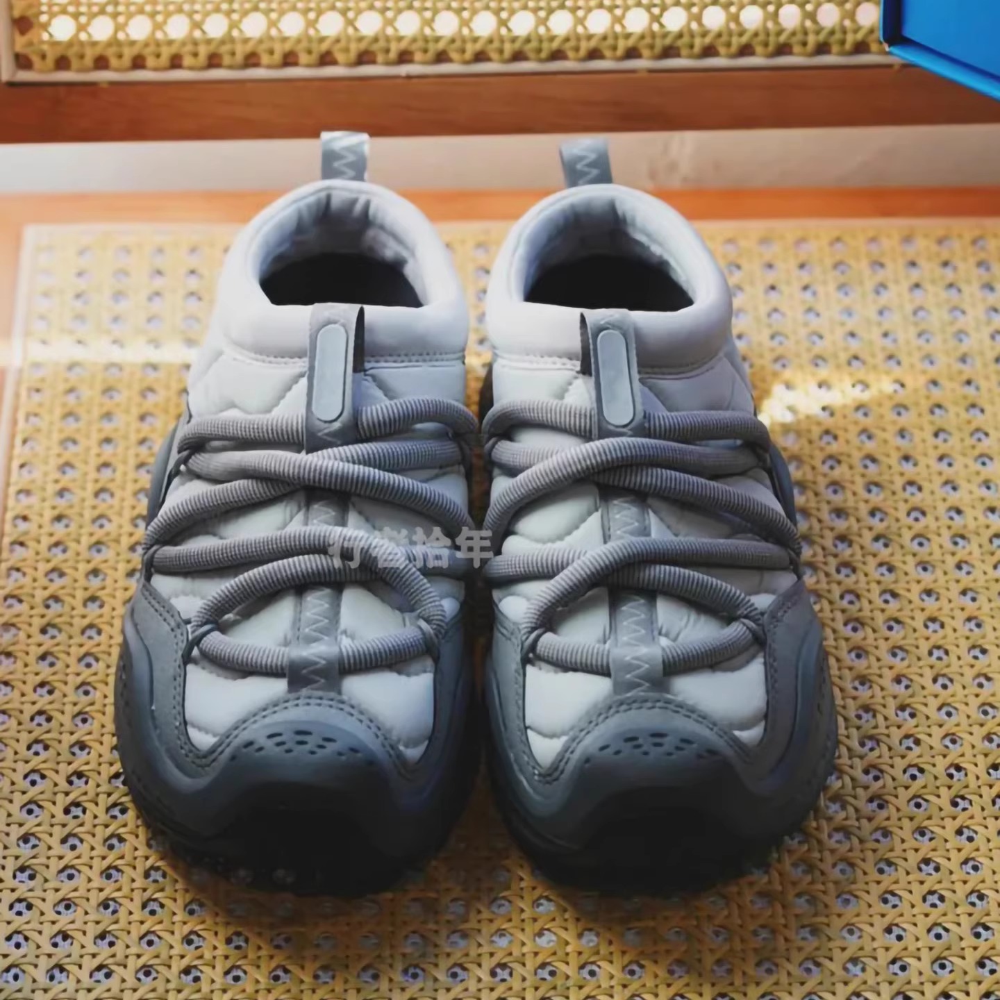 复古山系户外一脚蹬休闲棉鞋防滑