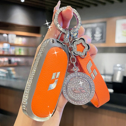 新款理想L6 L7 L8 L9钥匙套高级感女士专用MEGA汽车pro保护壳真皮