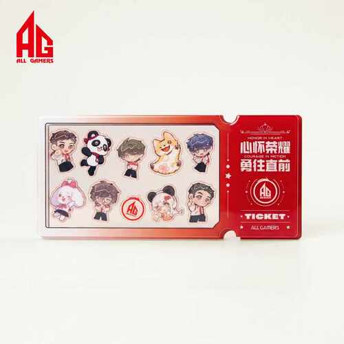 【AG官方正品】AG Q萌亚克力票根摇摇乐