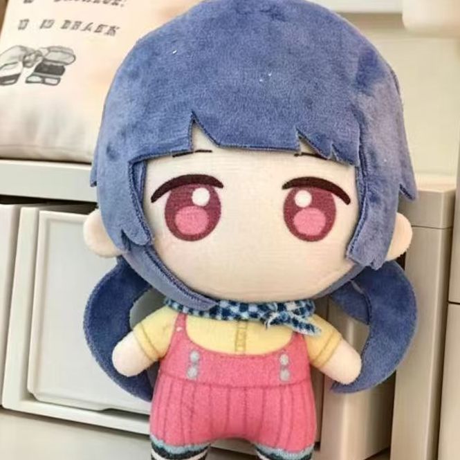 洛天依心华星尘棉花娃娃10cm