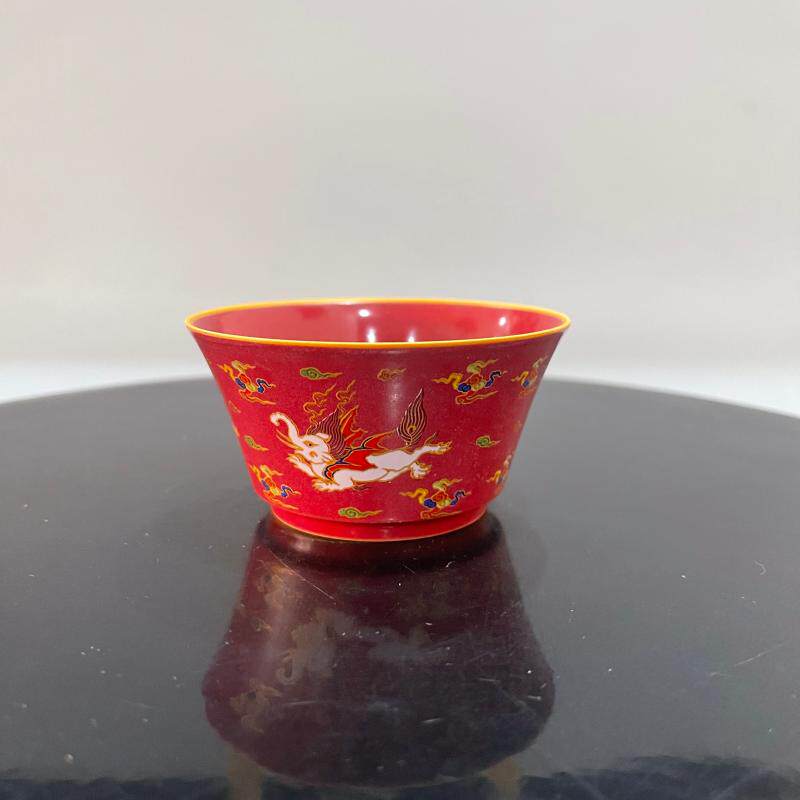 千禧阁宝象描金茶具茶杯瓷器