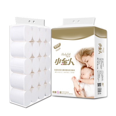 10cm实心厕所卫生纸巾卷筒无芯大