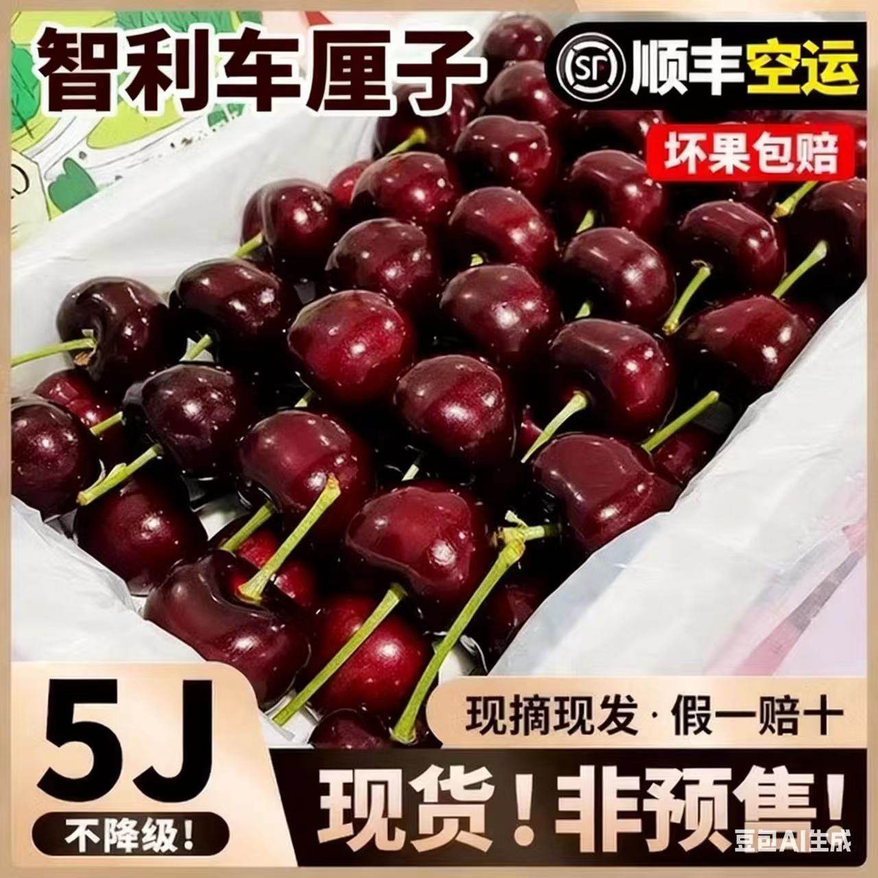 智利进口车厘子新鲜水果顺丰包邮特大5斤4jjjj樱桃礼盒当季整箱,水产肉类/新鲜蔬果/熟食,车厘子/樱桃,淘宝优惠券,粉丝福利购,淘宝优惠卷