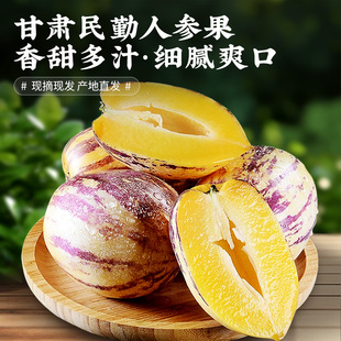 甘肃民勤沙漠人参果新鲜水果大人心果娃娃果黄肉人生叁果整箱包邮