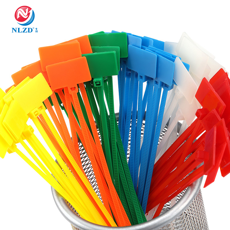 带标牌可写字固定标签捆绑扎带