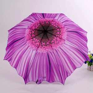 正品雨伞折叠向日葵伞 创意银胶防晒防紫外线遮阳伞 韩国女超轻晴