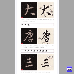 非纸制 电子版 398页 入门书法资料 书法行书学习圣教序字字解析