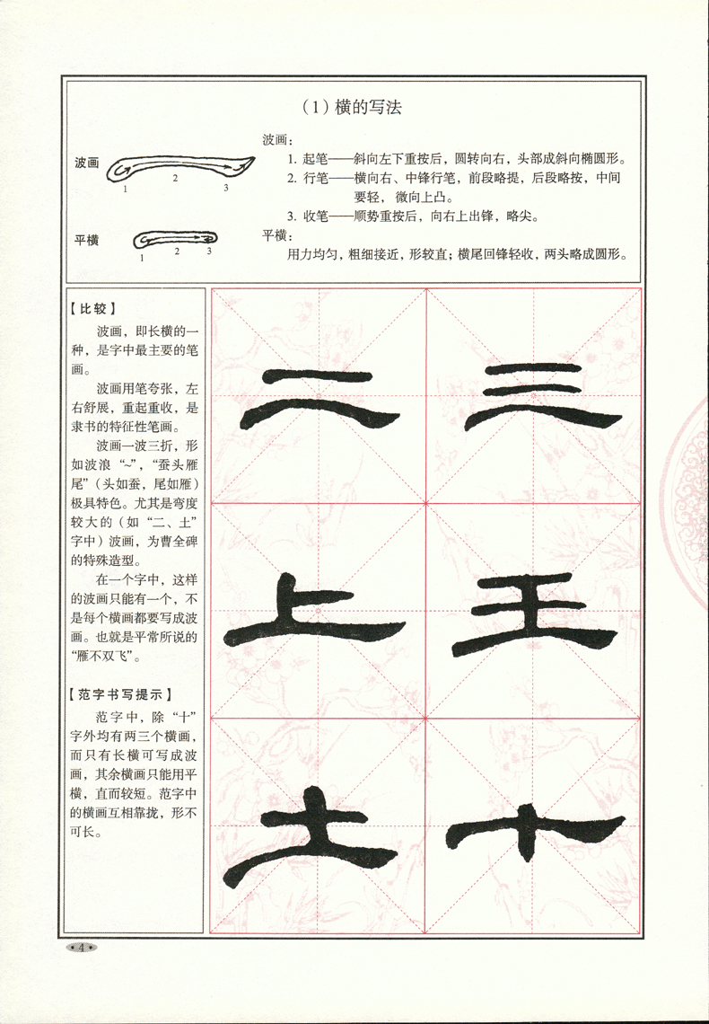 隶书入门大字帖《曹全碑》教程 培训班教材高清电子图片 83张620M