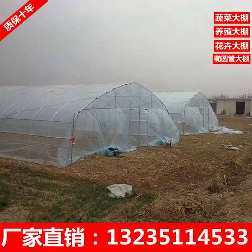 速发蔬菜大棚专用钢管草莓种植大棚骨架全套镀锌养殖温室大棚架子