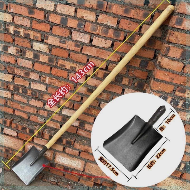 现货农用工具大全铁锨平头铁秋洋铲猛钢铁揪铲子户外挖土园艺铲粪