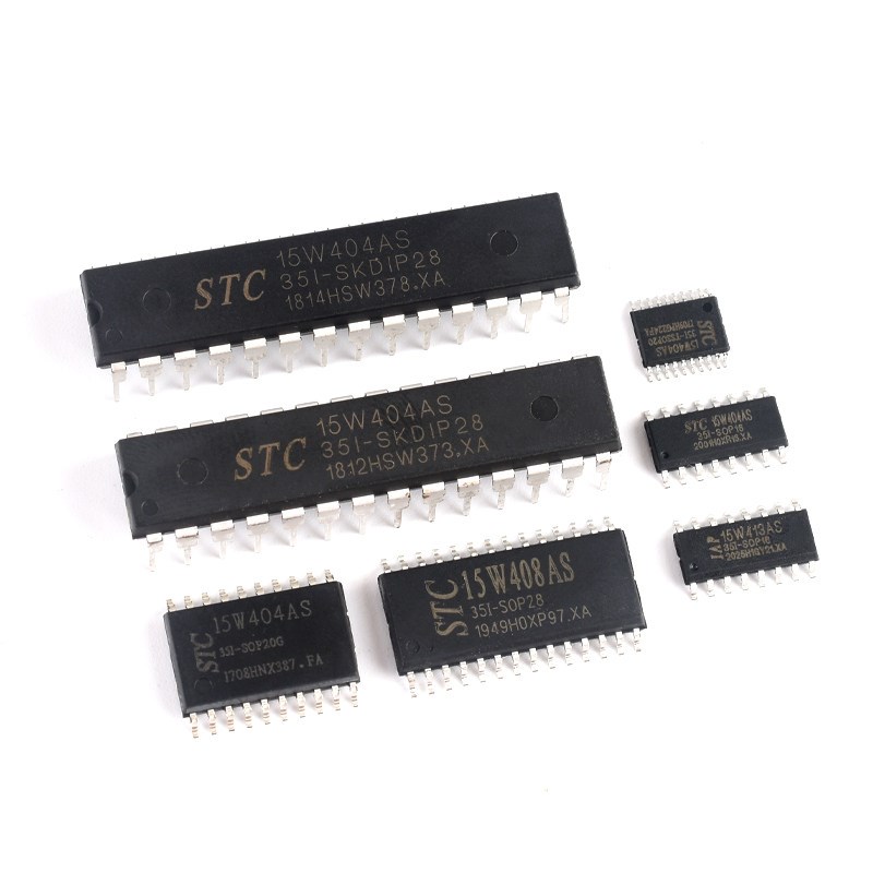 速发STC15W401/402/404/408/IAP41AS单片机DIP/SOP16/20贴片28图片