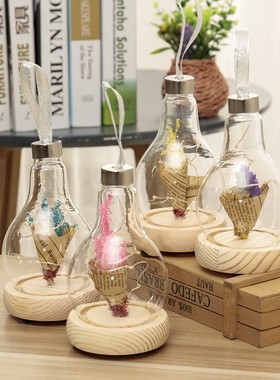 速发花送夜灯光泡满天星发灯玻璃瓶灯束闺蜜生情侣