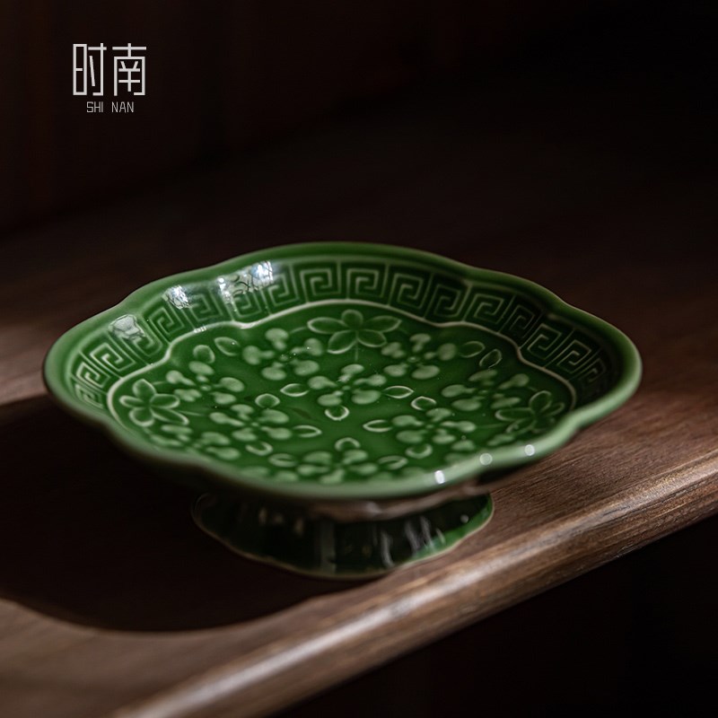 保真速发【种花笔记】家用佛手柑专用大托盘佛手果摆Y盘花器皿中