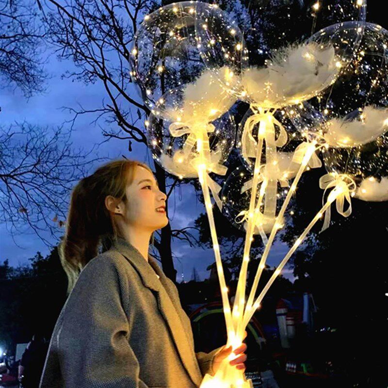 保真速发网红波波球摆摊新款爆款带灯G发光地推夜市儿童卡通造型
