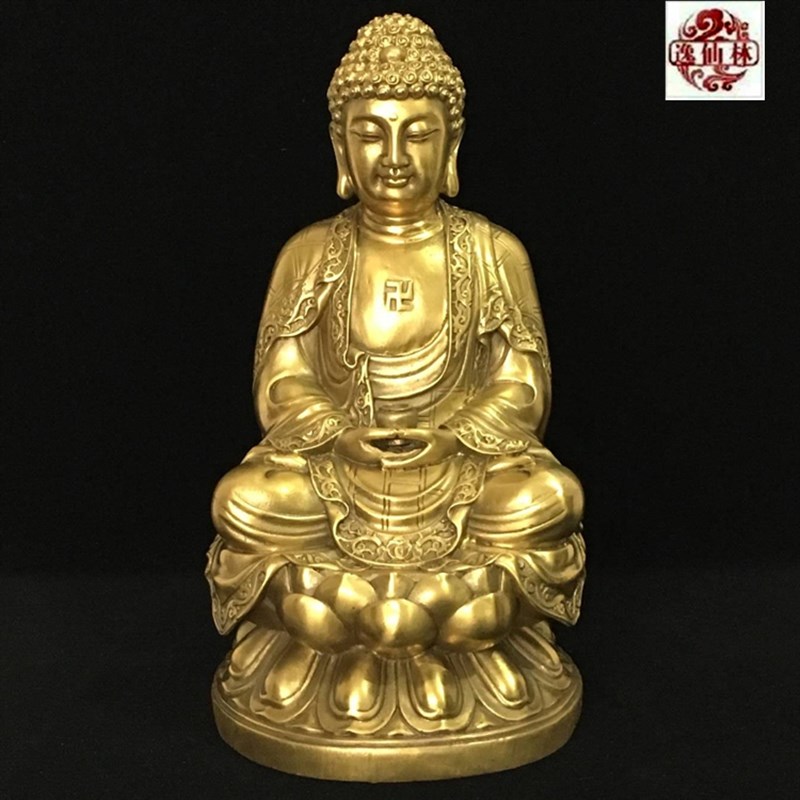 保真速发纯铜南海观音佛像如来y佛像释迦牟尼佛供奉镇宅家用招财