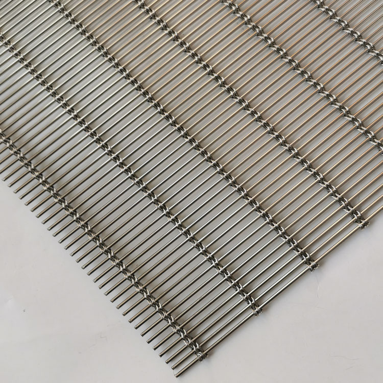 新品幕墙装饰网屏风隔断天花吊顶C金属编织网合股钢丝绳网金属装