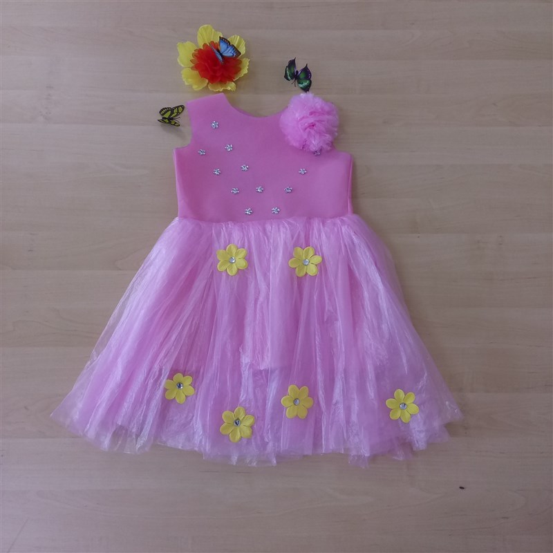 保真速发儿童环h保演出服装无纺布塑料袋手工制作衣服时装走秀亲