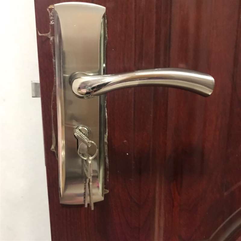 速发家用型房门锁室内卧室黑色门锁静音执手门锁房门锁门把手锁具
