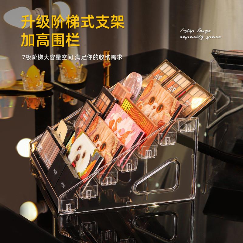 正品现货透明亚克力多层指甲油展示架口红收纳盒眼影美甲店化妆品